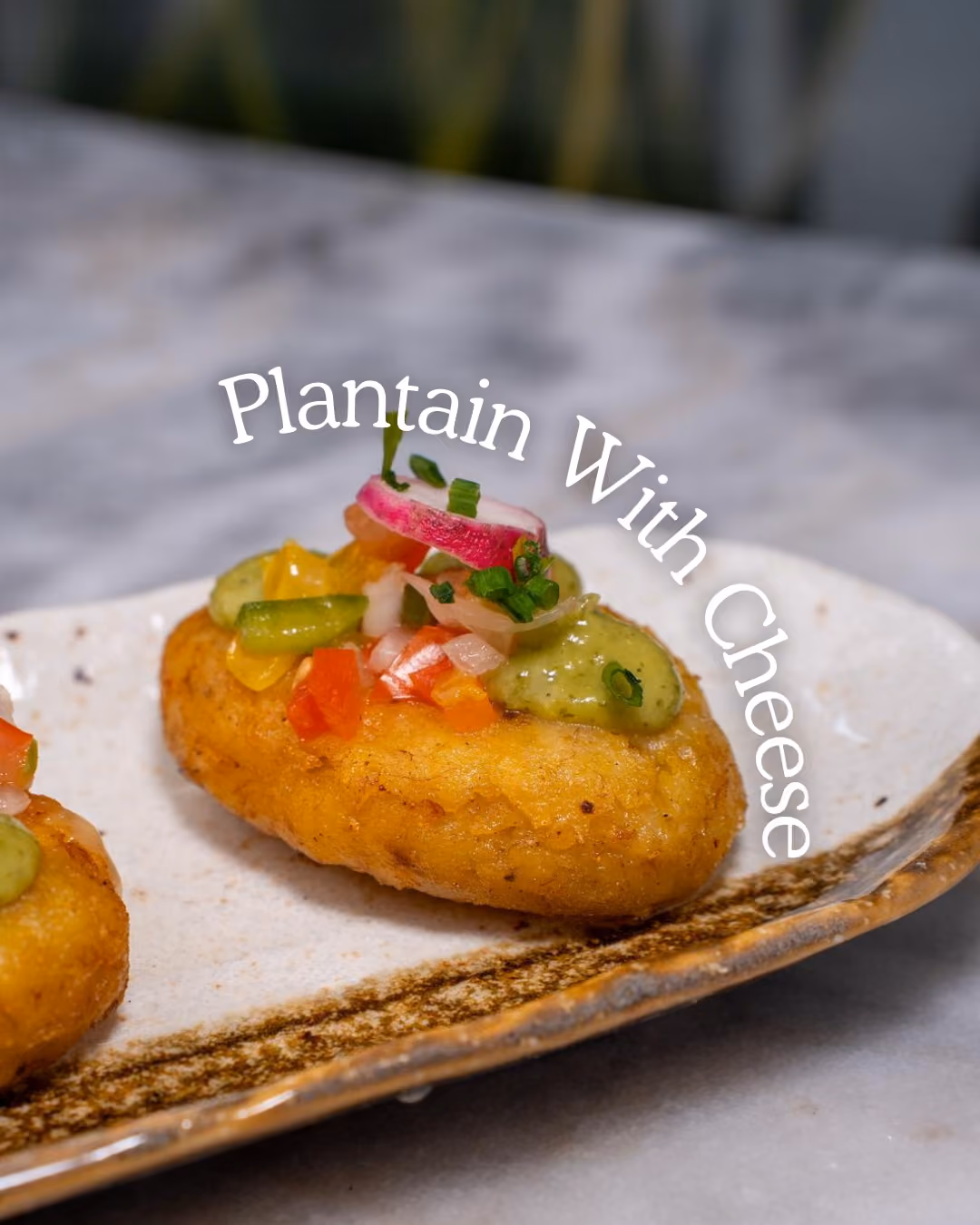 Plátano macho con queso