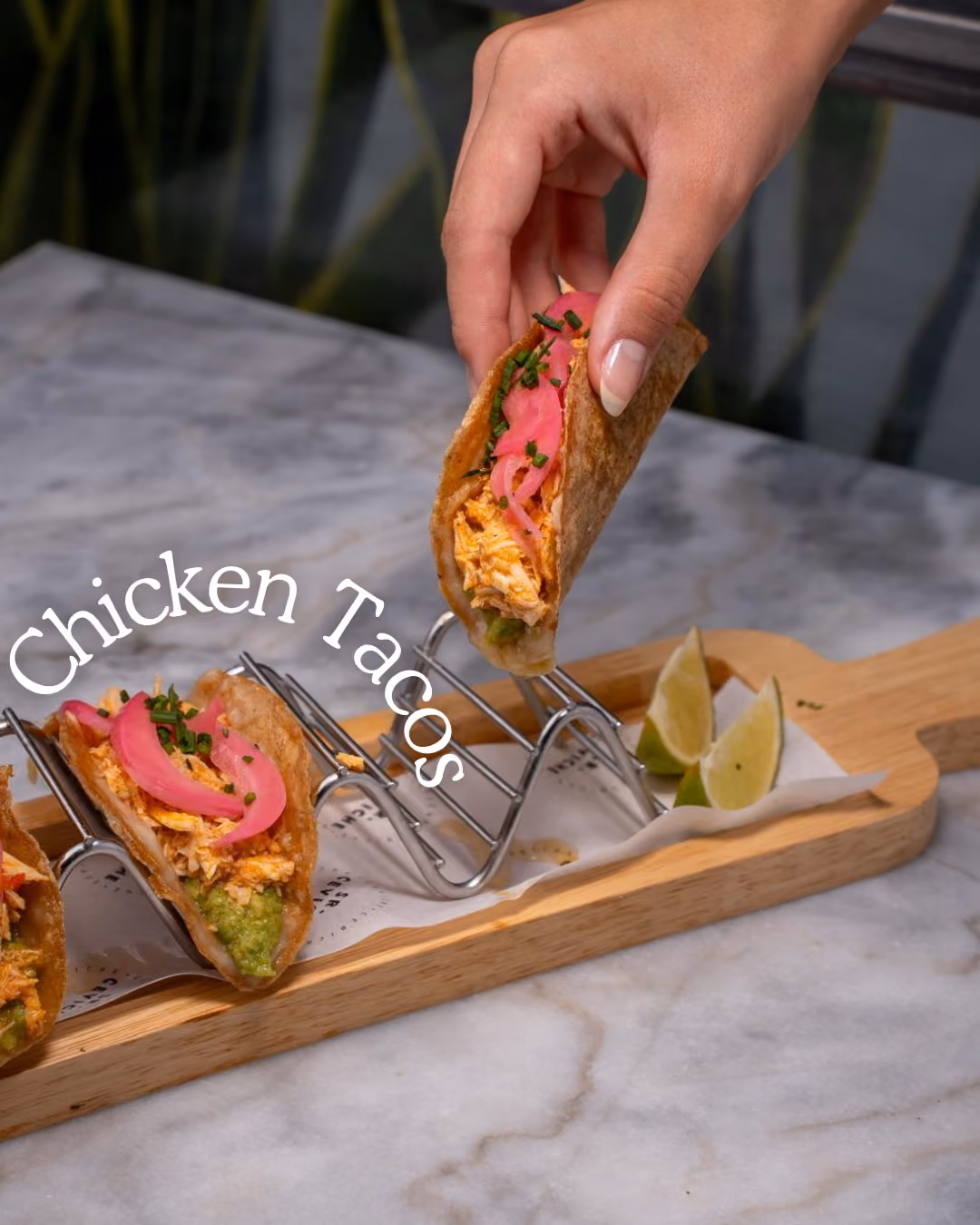 Tacos (3 unidades) — Pollo